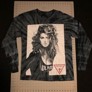 Volumes (band). Size Large. Blue Tie Dye color. Long Sleeve Shirt.